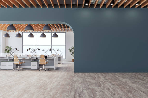 Glazed partition office, St Kilda Road
